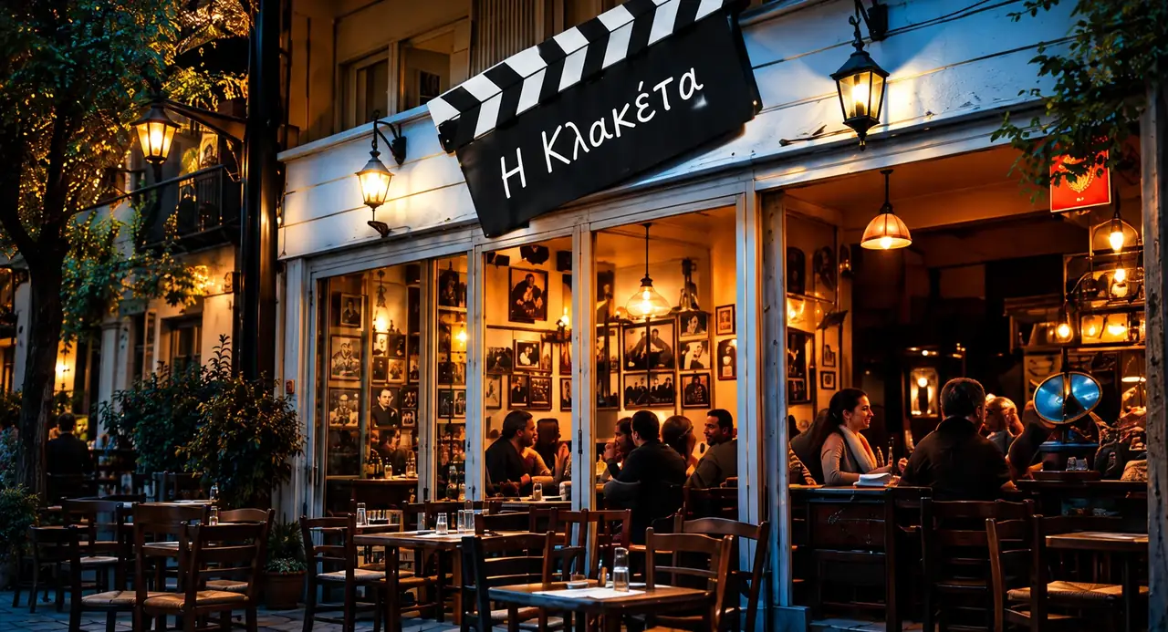 Klaketa’s cinema-inspired identity in the new website’s main image.